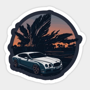 Bentley Continental GT Classic Car Sticker